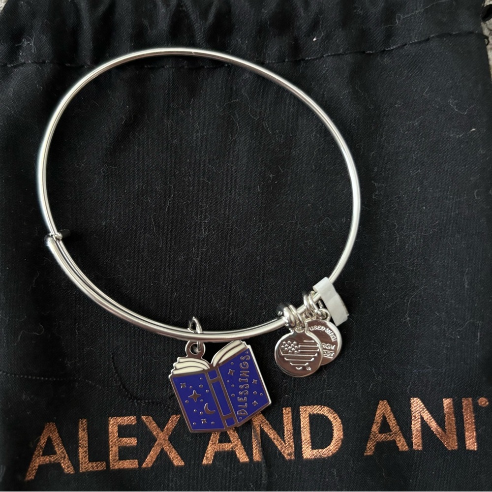 Alex and Ani Blessing Book Bangle